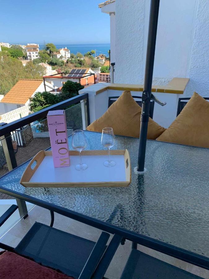 Apartamento 2 En Chalet Con Vista Abierta Al Mar Málaga Kültér fotó